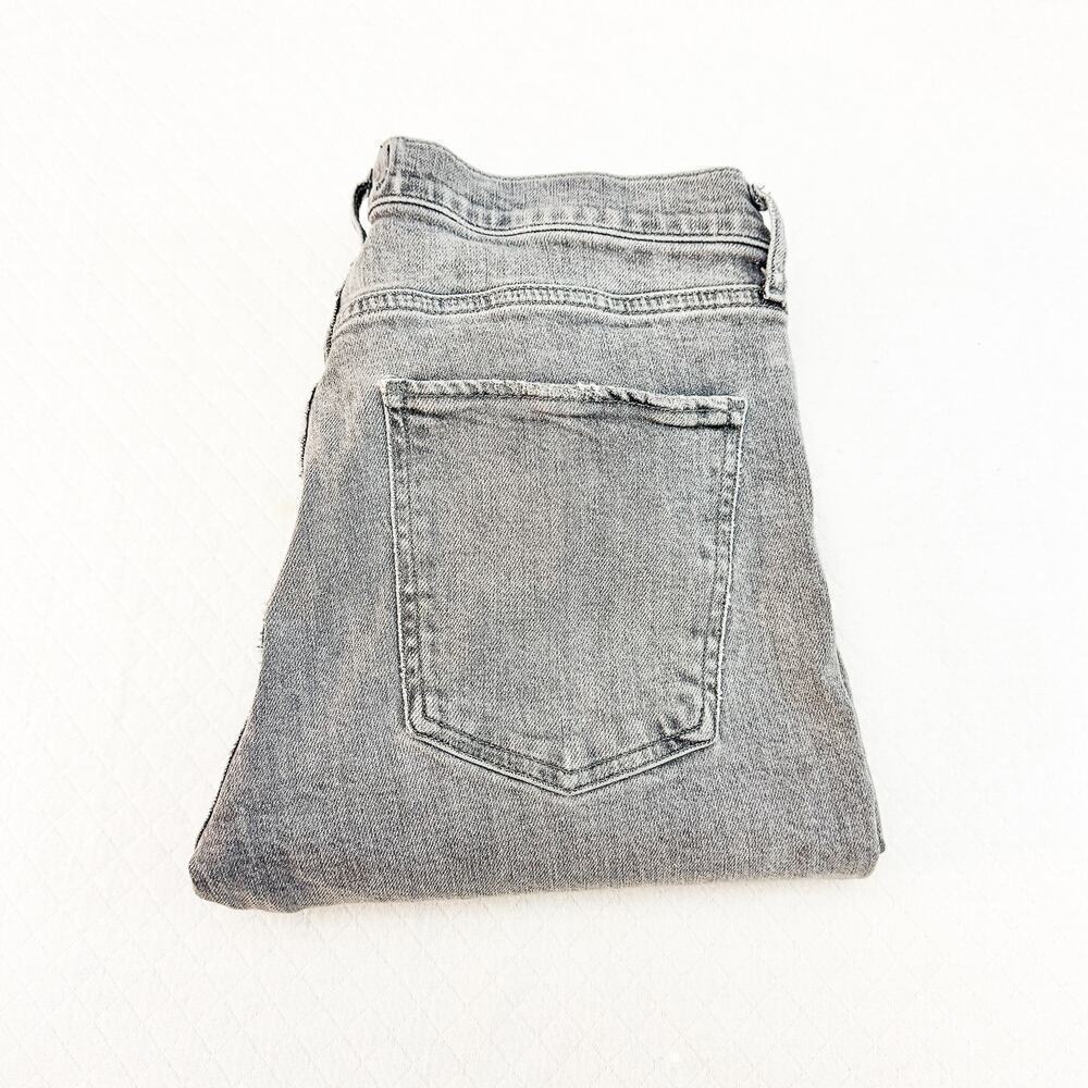 AGOLDE Toni Straight Leg Denim Jeans Gray Wash Distressed A133-1138 Size 28